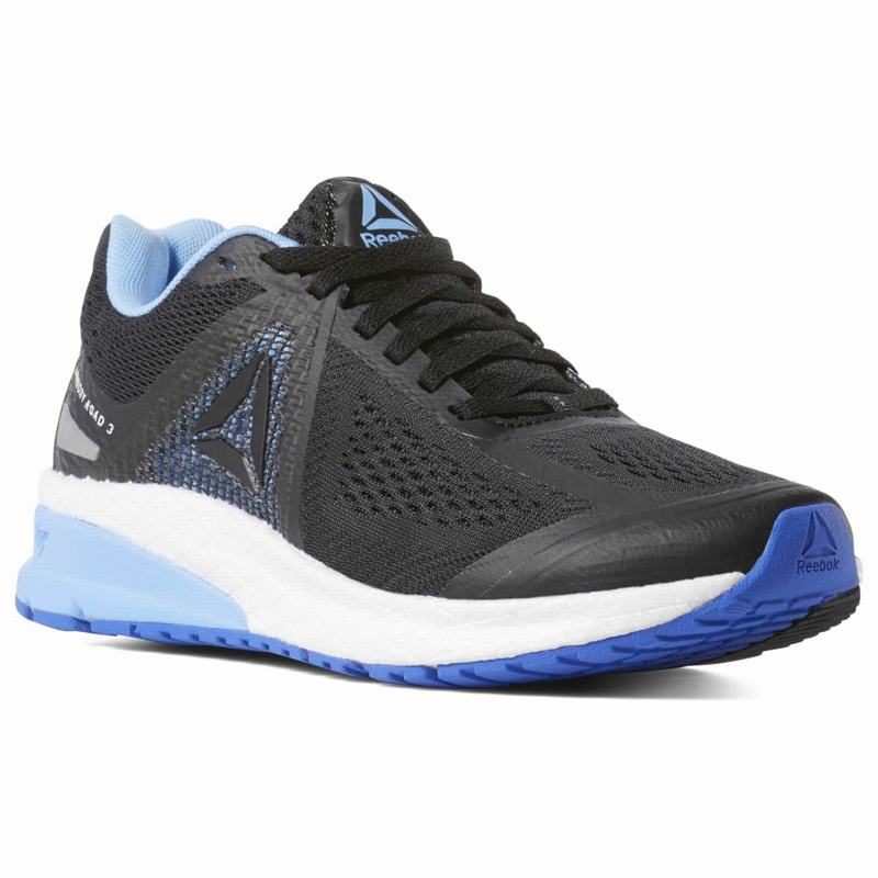 Adidasi Alergare Reebok Harmony Road 3 Dama Negrii/Albastri/Gri Romania RM2994YD